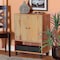 Baxton Studio Rossin Modern Oak Brown Finished Wood 2-Door Entryway Shoe Storage Cabinet with Bottom Shelf 182-11688-Zoro - alternate 6